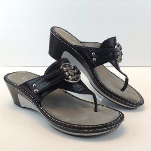 Alegria Lola Wedge Sandal Uptown Black LOL-211